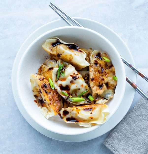 Gyoza with Chili Oil & Scallions SUMM! Recipes for
