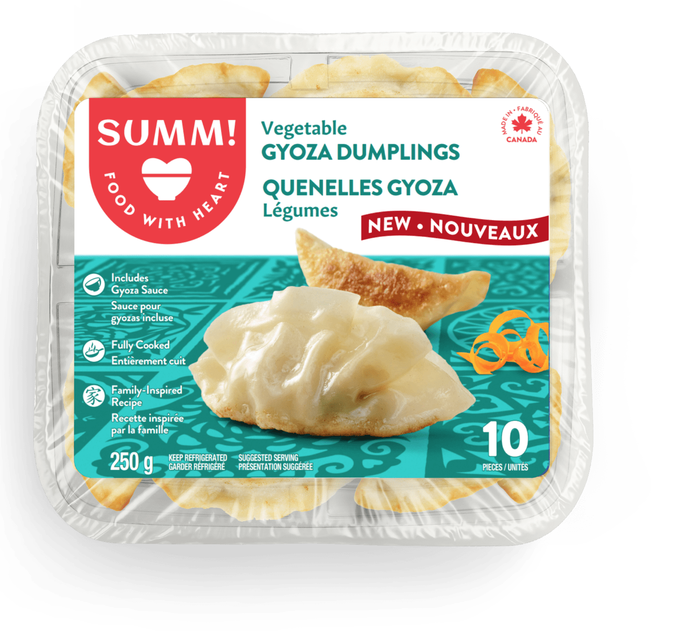 Dumplings Gyoza aux légumes 250g