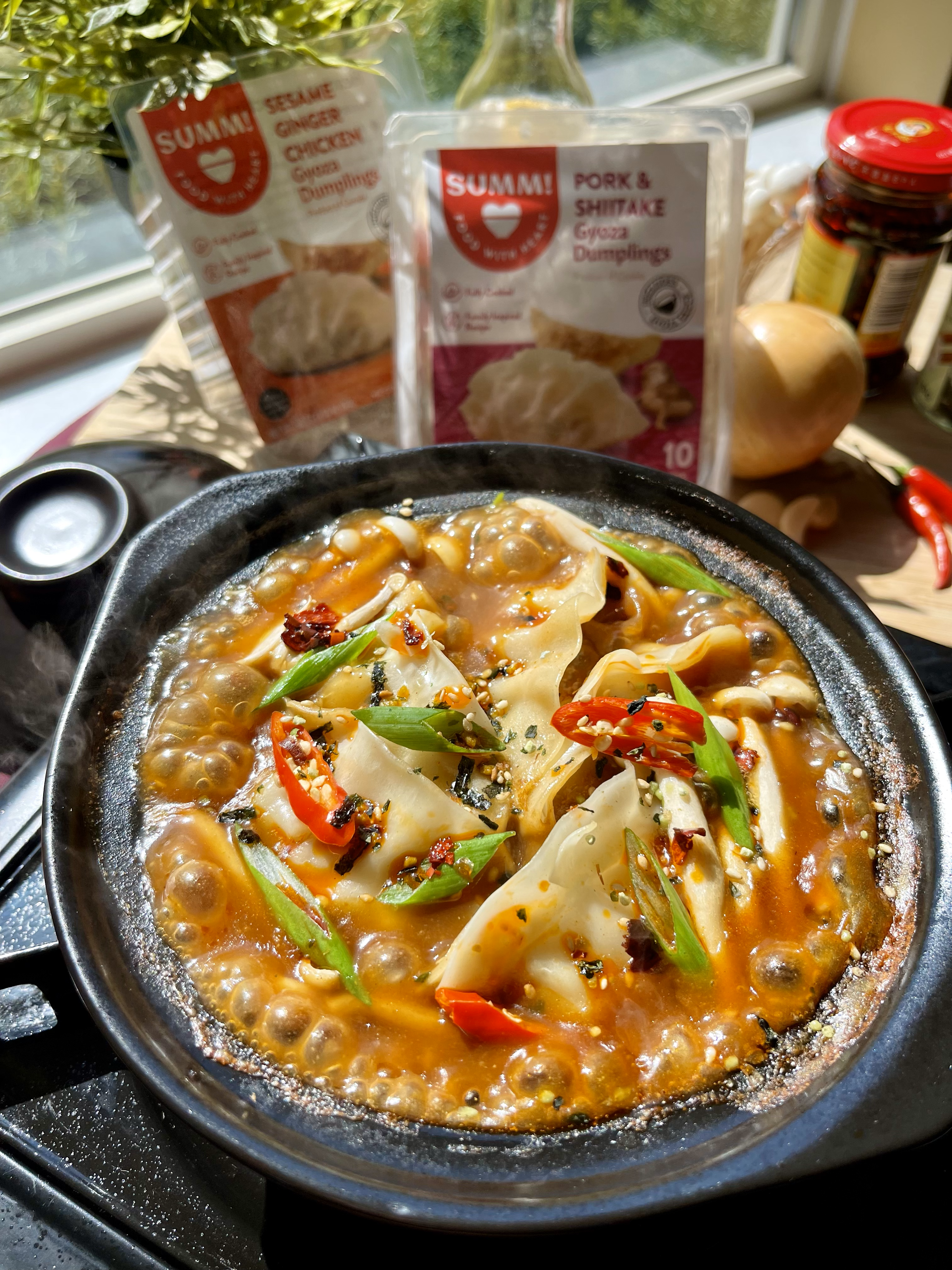 Japanese Curry with Pork and Shiitake Gyozas | SUMM! Recipes